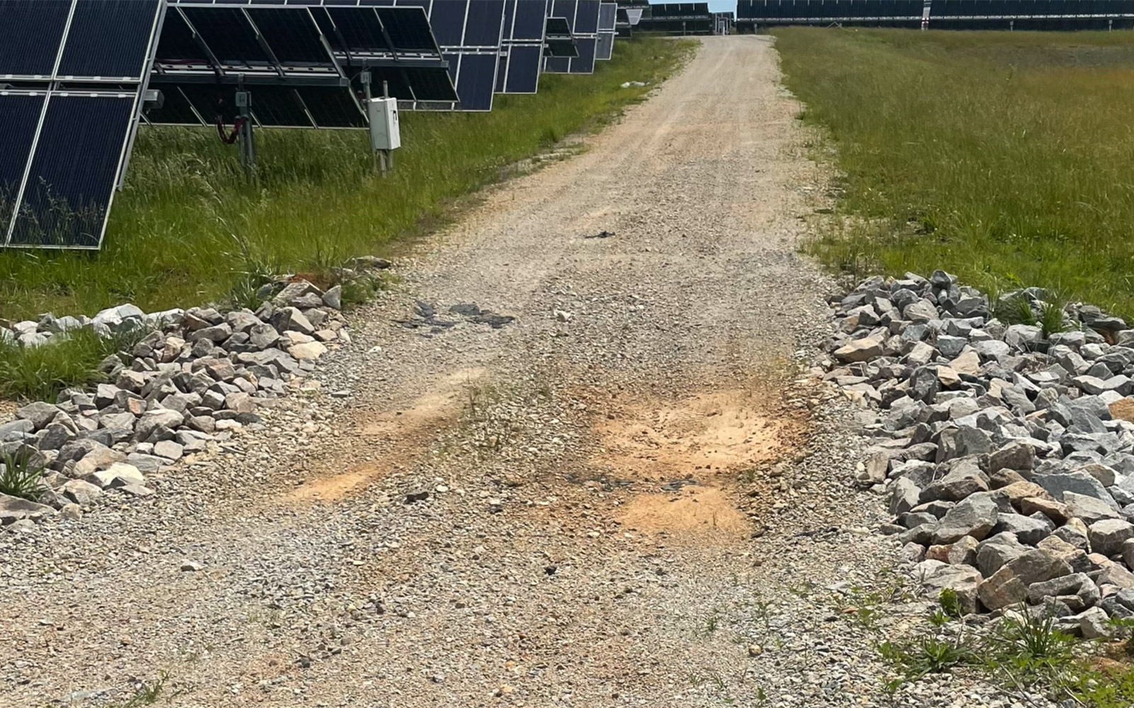 Construction site before erosion control installation